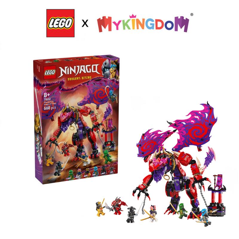 Đồ Chơi Lắp Ráp Rồng Thần Sức Mạnh Thunderfang LEGO NINJAGO 71832 (668 chi tiết)