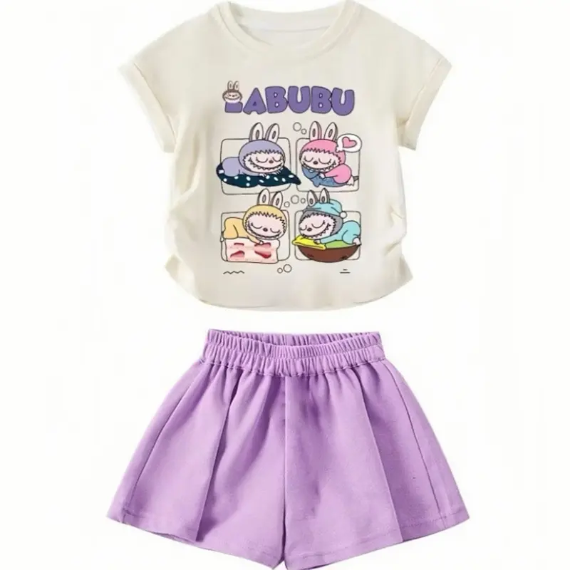 Setelan Anak Perempuan Usia 1-5 Tahun / Baju Anak Cewek Viral Terbaru Bunda Parsel set elan an akce wek ±3-4th m 9-10 tahun korean labubu 4