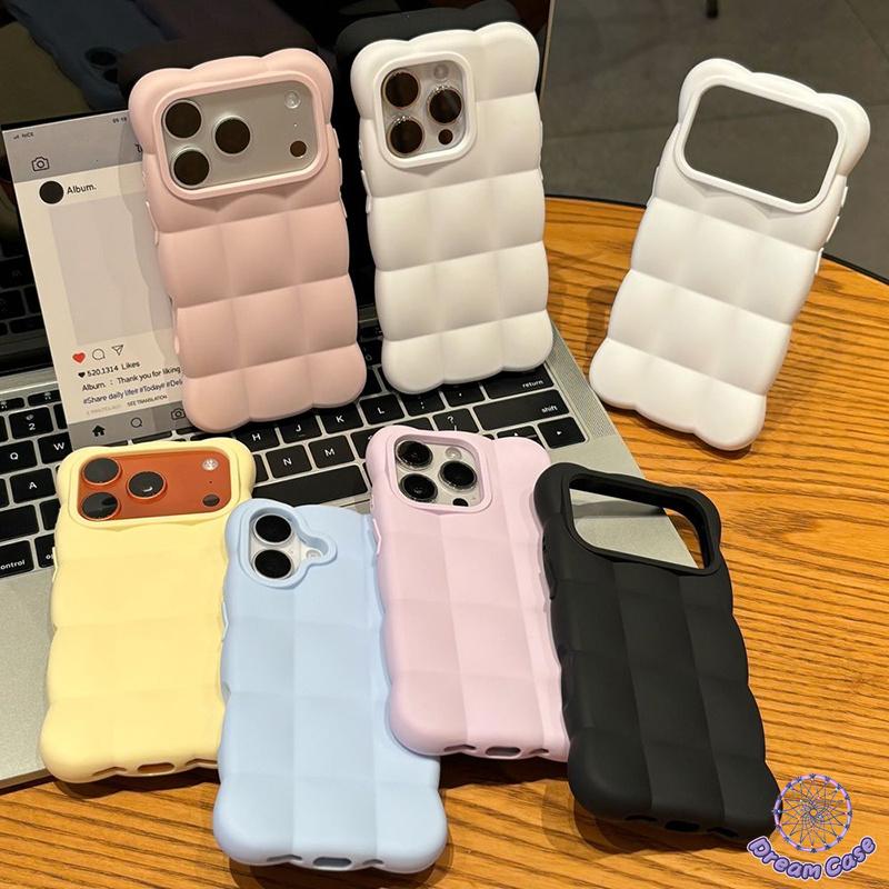 Ốp Lưng Cho IPhone 17 18 13 11 16 15 14 12 Pro Max 16Pro 13Pro 18Pro 17Pro 14Pro 15Pro 12Pro Thời Trang Dễ Thương Màu Lưới Điện Thoại Đám Mây Silicon Chống Sốc Vỏ Mềm