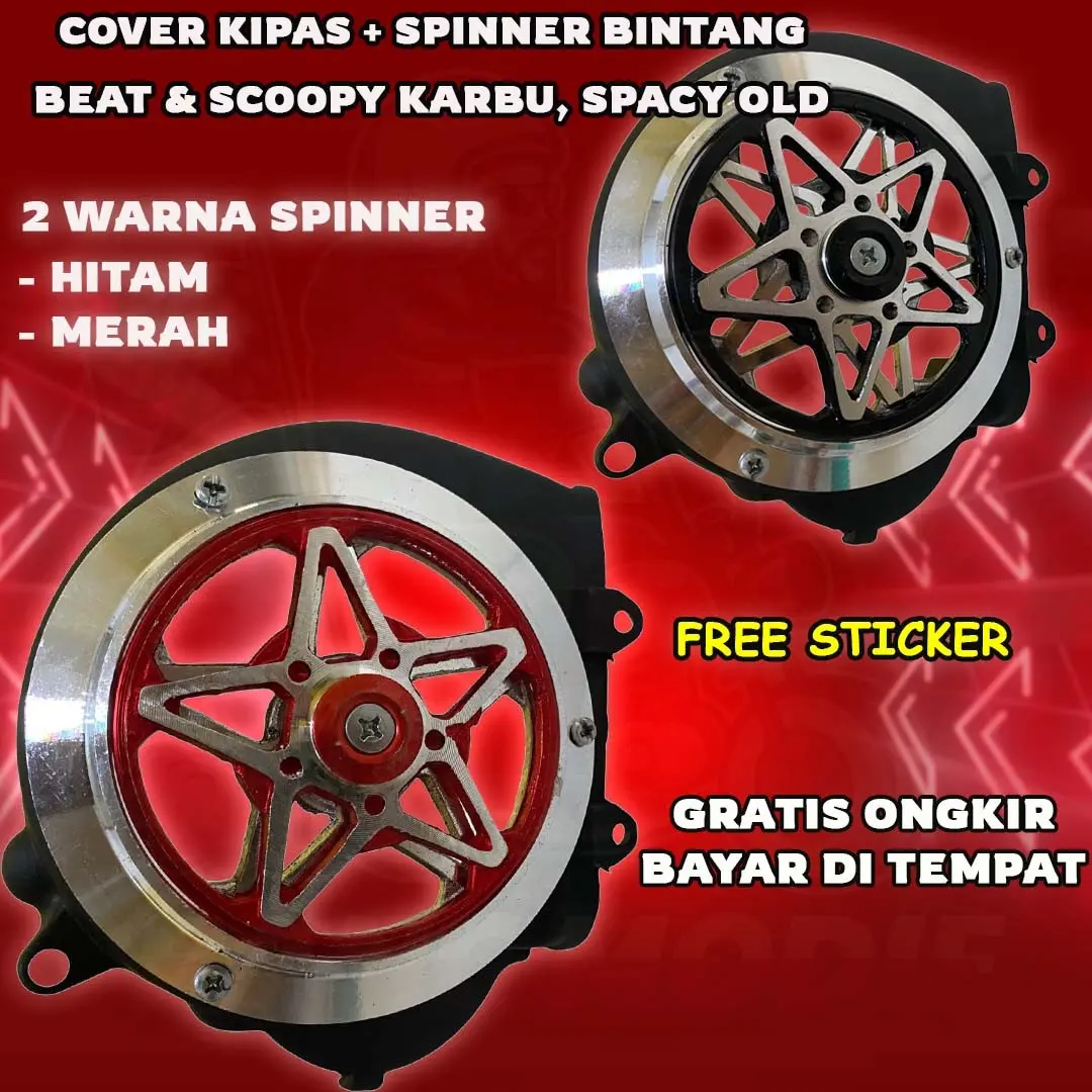 SPINNER BEAT KARBU MODE BINTANG TUTUP KIPAS SPINNER BEAT KARBU TUTUP KIPAS SPINNER SCOOPY KARBU TUTUP KIPAS SPINNER SPACY OLD