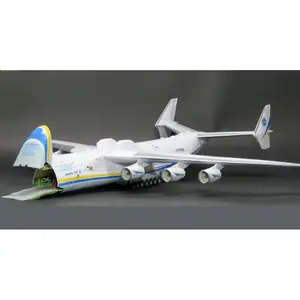 LEMBARAN POLA PAPERCRAFT PAPERCRAFT MINIATUR PESAWAT ANTONOV 225 SKALA 1:100 (MP-AB)