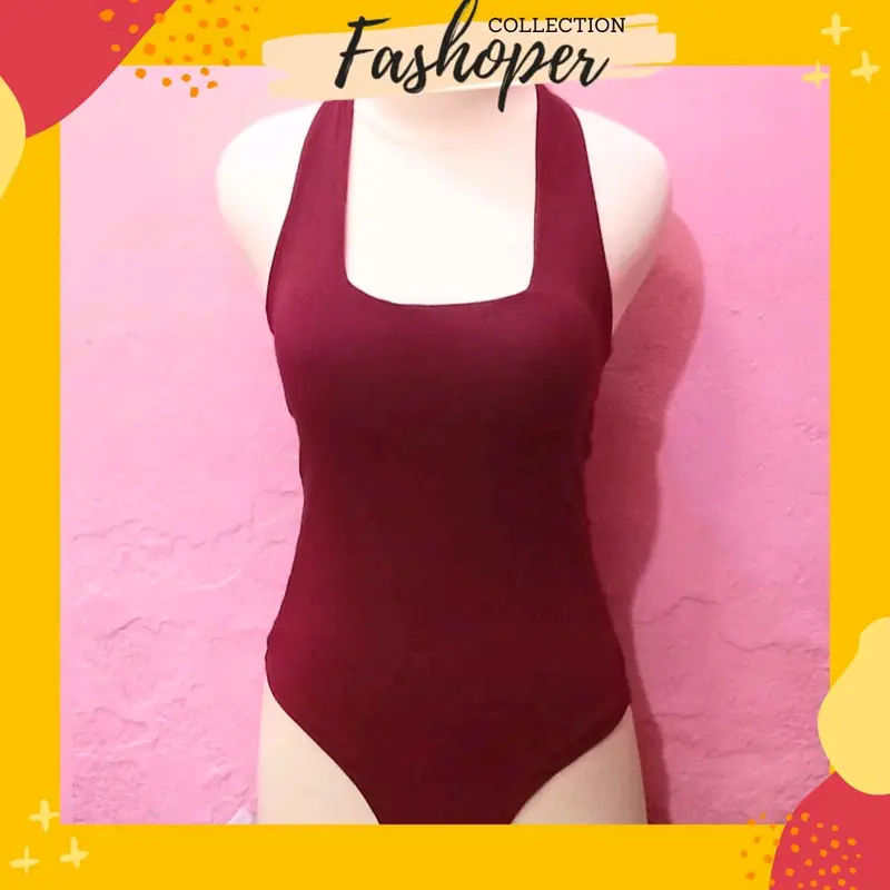 Bodysuit Atasan Lengan Panjang/Pendek Wanita Bangkok 2