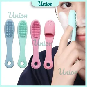UM Sikat Pembersih Komedo Stick / Finger Brush / Nose Cleansing Brush Soft Silicone / T Zone Silikon Silicone Anti Slip