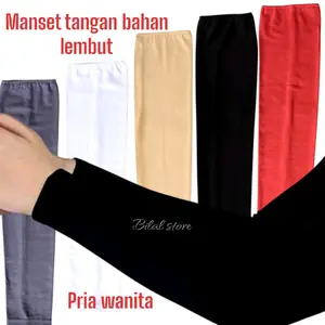 Manset Tangan Zizie Super Lembut untuk Pria dan Wanita - 1 Pasang Dewasa Handsock