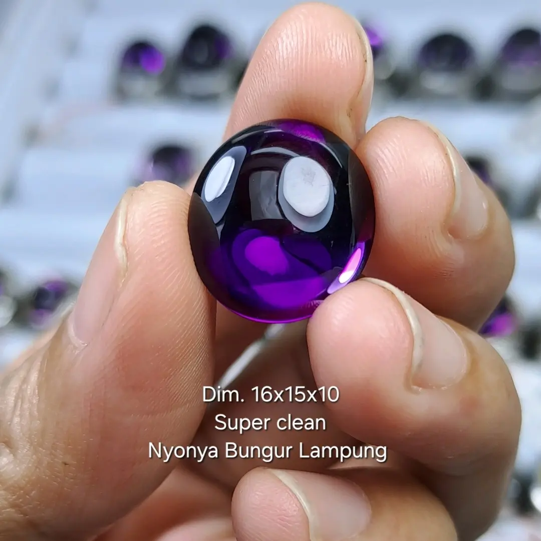 Batu bungur/amethyst/kecubung ungu