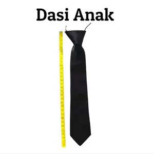 Dasi Anak SD SMP SMA Warna Hitam Polos Model Dasi Panjang Dan Dasi Kupu-kupu Elegan