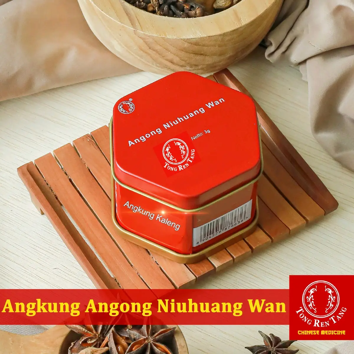 Angkung Kaleng Original - Cina Tradisional Asli Tiongkok