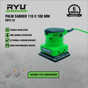 RYU Mesin Amplas Listrik 110 x 100 Mm RPS 110 Palm Sander