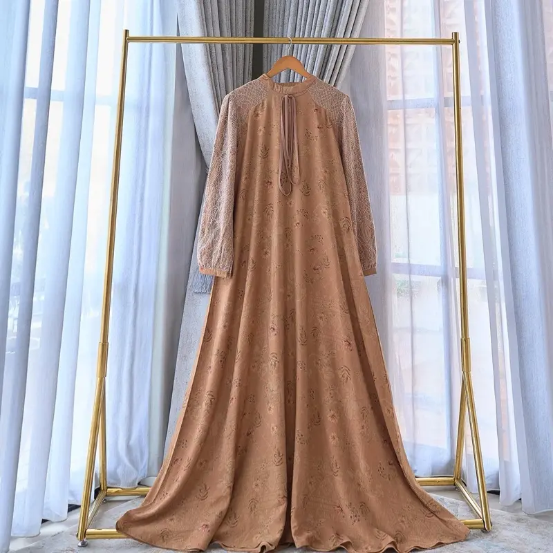 Melvira Dress Gamis Azevi   Original Premium Quality Cantik Cocok untuk Kondangan Pesta Dayli 1