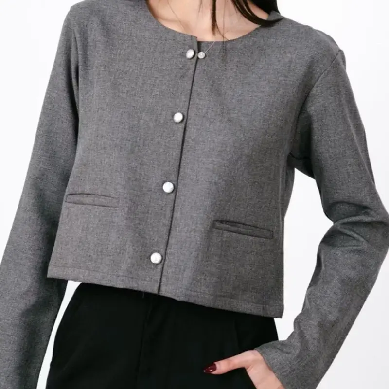 Fuji blazer outer wanita lengan panjang 6