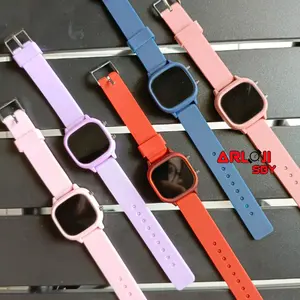 Jam Tangan LED Watch 3637 Digital Rubber Wanita - Desain Modern dengan Bahan Rubber Berkualitas