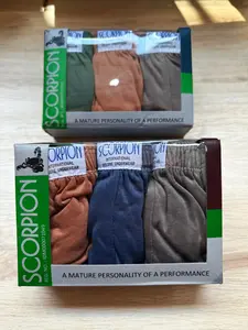 1 Box 3 Pcs Celana Dalam Scorpion - Celana Dalam Pria - Random Warna boxer priamurah 1 Box 3 Pcs Celana Dalam Scorpion - Celana Dalam Pria - Random Warna boxer priamurah