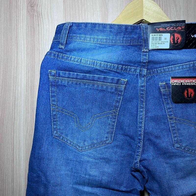 Celana Jeans Velocust Standar Ringkel Non Stretch 7