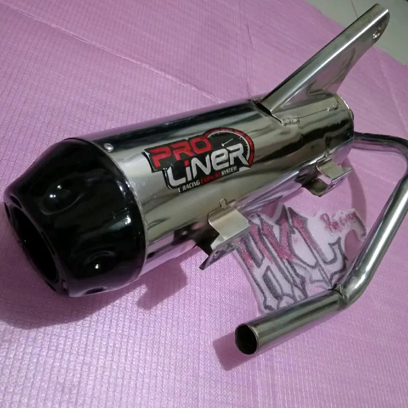 KNALPOT PROLINER bobokan CROME=Beat Street,SCoopy(karbu,fi,new),Genio,spacy,BEAT(KARBU,FI,ESP,DELUXE,STREET,POP,NEW,ECO), Motorcycle 0
