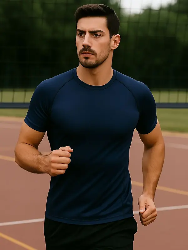 Baju Manset Baselayer Lengan Pendek Sport Compression Shirt Training Black Grey Blue White 2