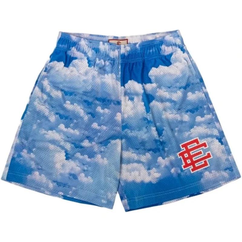 Product Introduction of 2024 Vintage Sky Shorts Basic New York City Skyline Ee Sports Basketball Sweatpants Workout Mesh Training Daily Commute Summer Quarter Pants For Men And Women 18