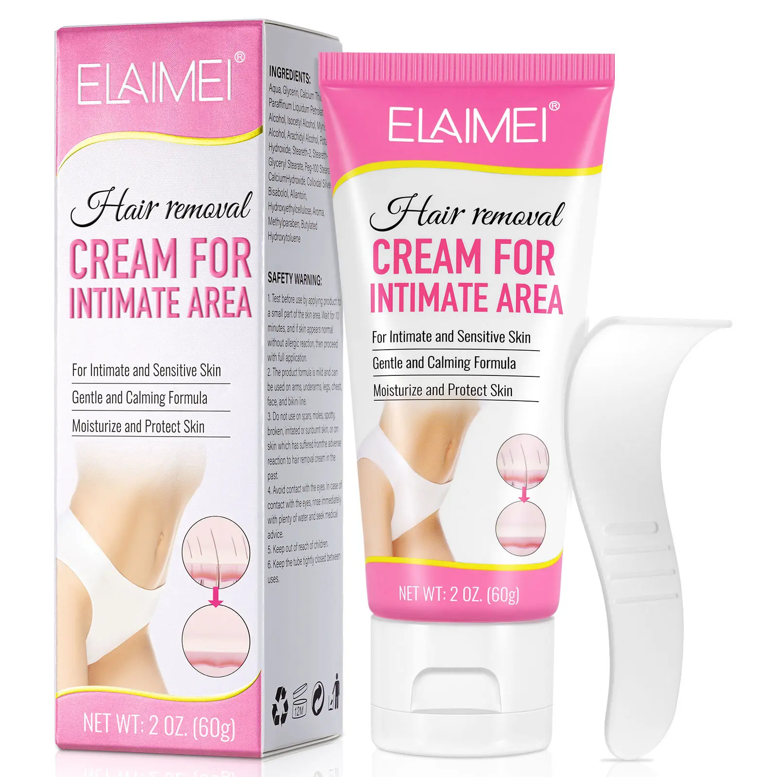 Private Part Hair Removal Cream Mild Non-Irritating Hair Removal Cream Private Part Body Armpit Leg Hair Comfortable Moisturizing Smooth