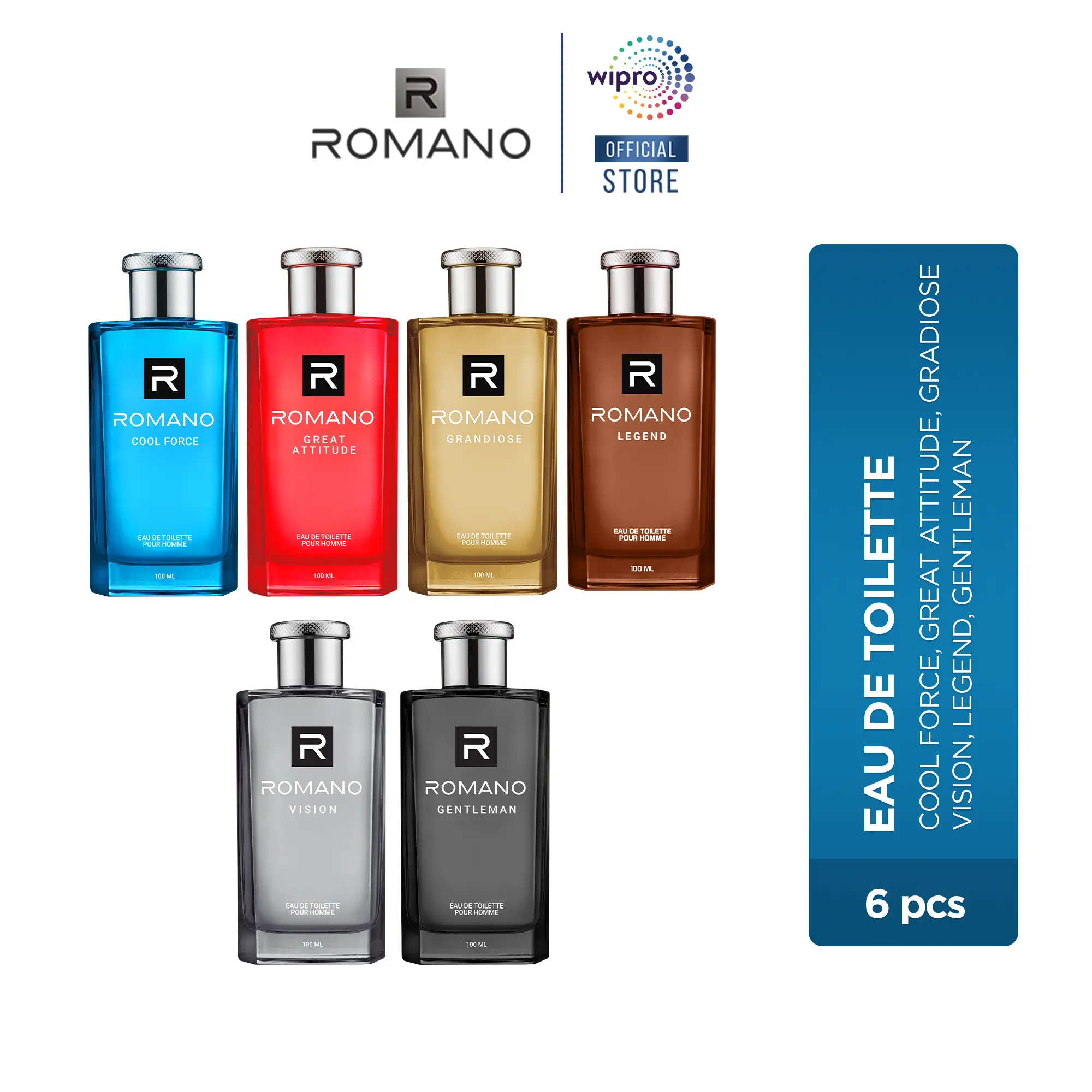 Romano Eau De Toilette 100ml | Parfum Pria Maskulin & Percaya Diri | Tahan Lama Long Lasting
