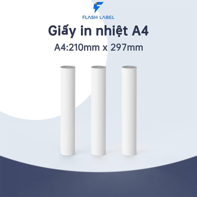  Giấy In Nhiệt Loại Cuộn Khổ A4 KT- A4M8-2 in máy in nhiệt khổ A4 máy A80 C80 