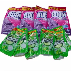 sepaket cuci 4 Boom 5000 + 6 ekonomi cuci piring 2000
