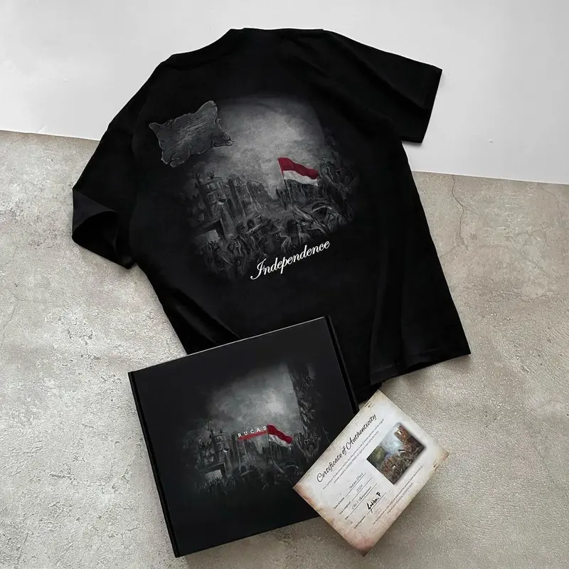 [Free BOX] RUCAS Artist Edition “Sadikin Pard” Independence Tee ORIGINAL 100% 0