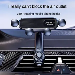 Holder HP Mobil 360°,Stabil, Nggak Goyang, Bisa Putar Bebas & Operasi Satu Tangan--DYH