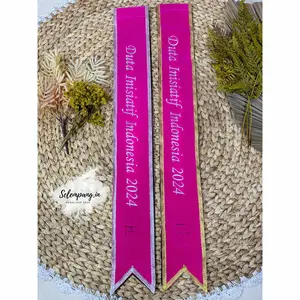 Selempang wisuda bahu pita/selempang bahu pita custom/selempang wisuda custom/selempang custom/selempang tahfidz 2 layer