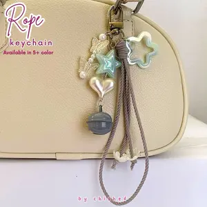 Gantungan Tas Tali Love Bunga Grosir/ Bag Charm Premium Grosir DOLCE