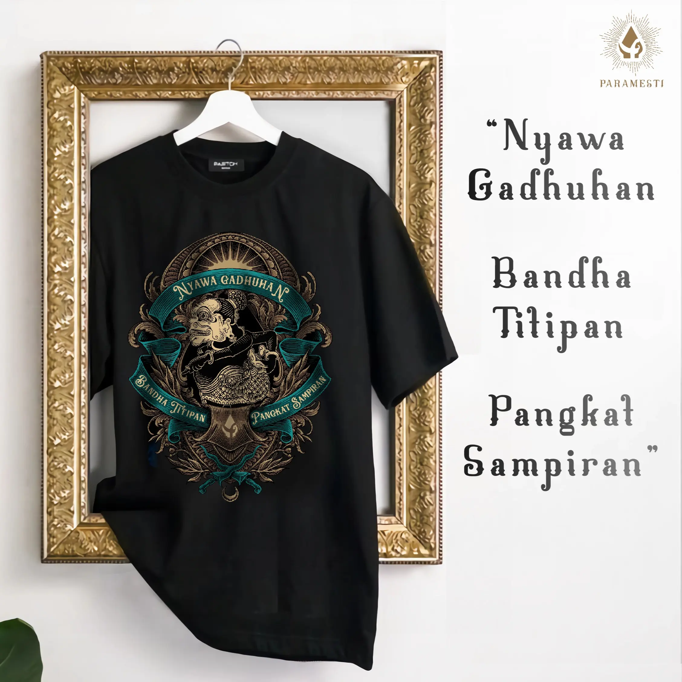 Paramesti Kaos Jawa wayang Bagong Tshirt Budaya Jawa pria pitutur filsafat kata kata pramesti Original Distro Terbaru Pria wanita Big Size Jumbo Pria Xxl 3XL 4XL 5XL 6XL 7XL Katun Combed Keren