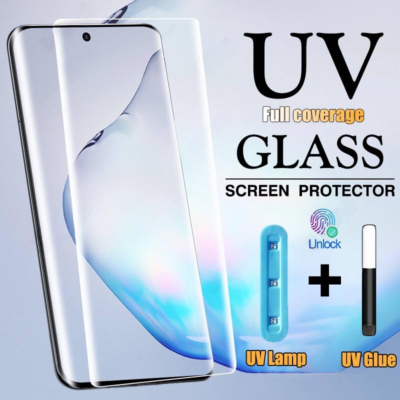  Kính cường lực lỏng UV OPPO Reno 8T 10 9 6 5 4 3 Pro Plus Bảo vệ màn hình keo đầy đủ OPPO Find X6 X5 X3 Pro X2 Neo phim 