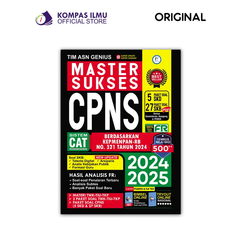 SOAL ASLI Master Sukses CPNS 2024 - 2025 (buku cpns 2024-2025 TERBARU) 3