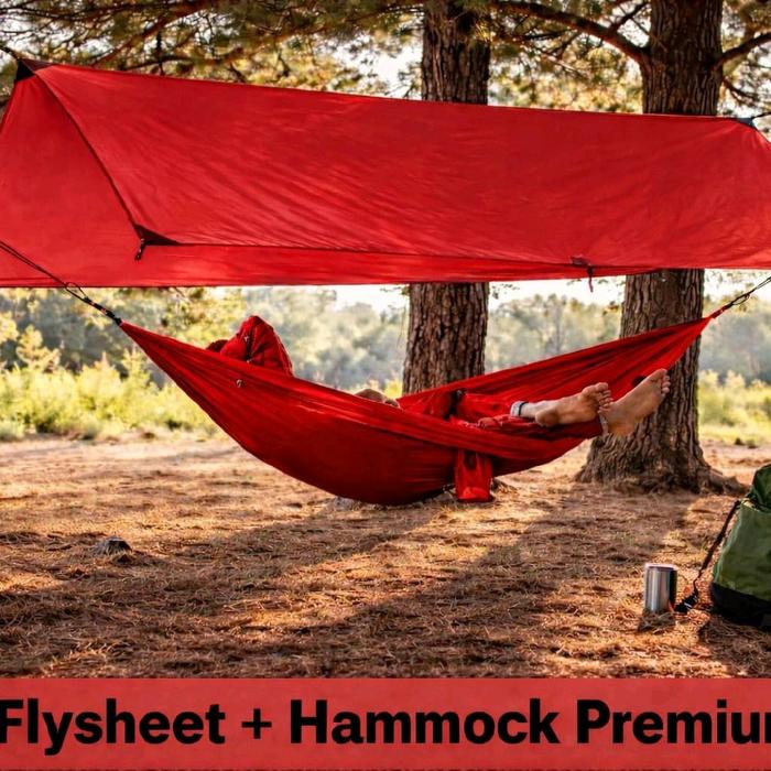 Gambar hammock ultralaig dan flysheet 3x4 dari ZnZ colection Kota Bekasi Tokopedia