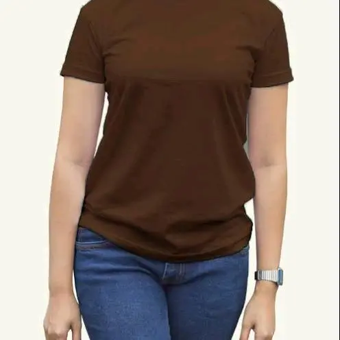 kaos pria dan wanita warna kopi