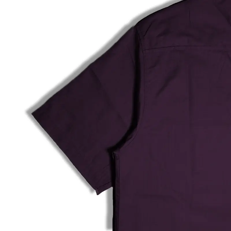 Kemeja Burgundy Pria Polos Lengan Panjang Premium Katun Sigaret Slim fit Baju Kerja Formal kantor Casual Dewasa Basic 3