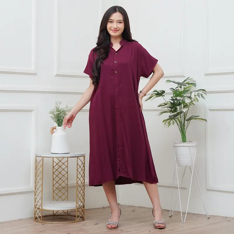 Daster Polos Rayon Twill Premium Dater Virall HomeDress Jumbo Terbaru 0