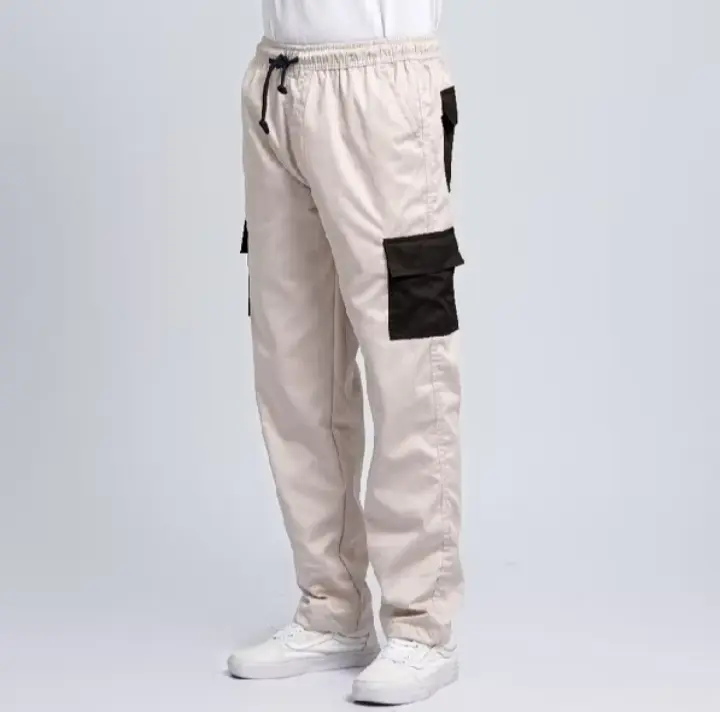 Longpants Celana Panjang Cargo Celana Panjang  Chino Pria Dewasa cargo panjang Casual Karet 5