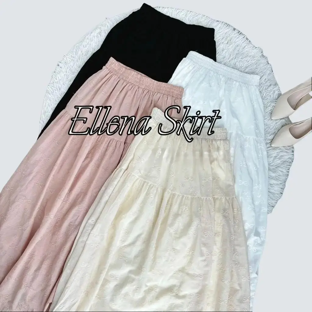 ELLENA SKIRT EYELET RUFFLE ( EMBROIDERY )
