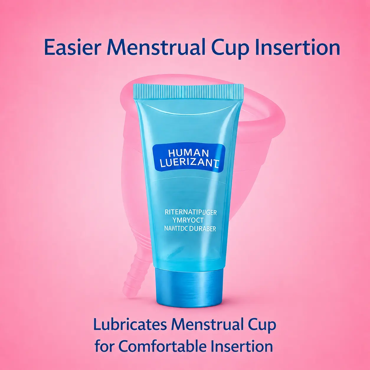pelicin pemasangan menstrual cup berbahan dasar air isi 25ml, tidak lengket dan tidak bikin iritasi