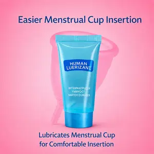 pelicin pemasangan menstrual cup berbahan dasar air isi 25ml, tidak lengket dan tidak bikin iritasi