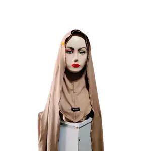 Pashmina inner Jersey embos Instan