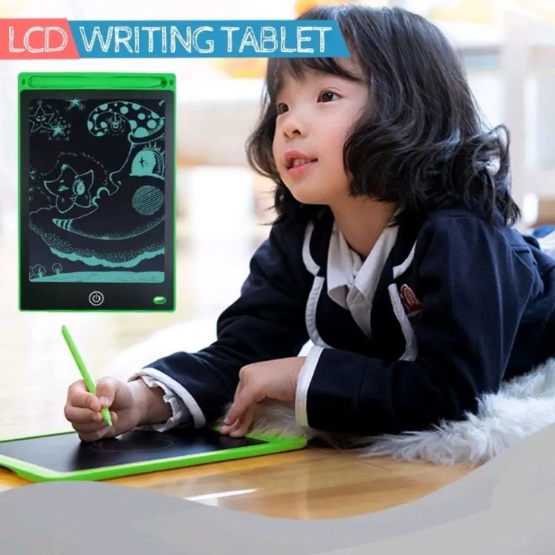 led lcd writing 8,5" ( Pelangi ) tablet papan tulis anak elektrik