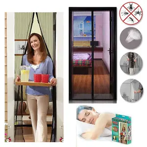 Magic Mesh Tirai Magnet Anti Nyamuk Tirai Pintu Screen Door