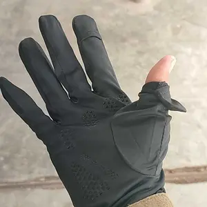 【BEC】 Sarung Tangan Anti UV Sarung Tangan Motor Wanita Kaos Tangan Panjang 28cm Kain Sutra Es Anti Selip Gloves