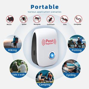 新型超音波害虫駆除器、USB給電、ネズミ・蚊・ゴキブリ・ハエを駆除、寝室・キッチン・オフィス・車に最適
