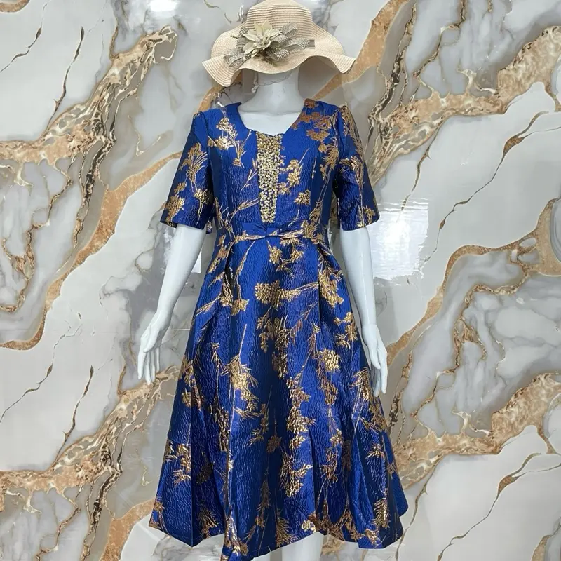 Dress Jaguar Payet Daun 7863/Dress Pesta mewah/Dress Rumah Butik Bellicia Kondangan 5