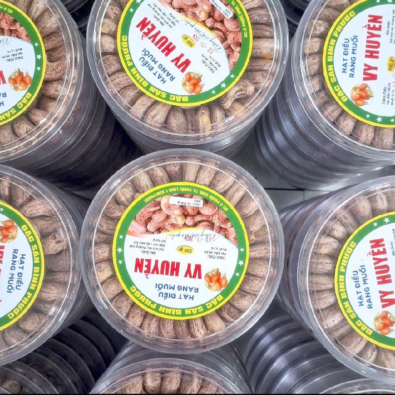  5Kg  10 hộp  Hạt điều rang muối xếp hộp loại 1 size a cồ shop vy huyền bao gồm trọng lượng hộp Snack Ăn Vặt Food Thức Ăn Nuts 