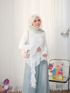 Blouse Haera Series - Blouse dengan Tali Pita & Puff Sleeve, Nyaman Dipakai Seharian