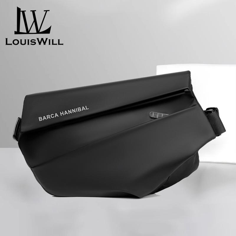  Túi Nam LouisWill Túi Đeo Ngực Chức Năng Túi Đeo Chéo Túi Có Khóa Kéo Túi Thể Thao Chống Thấm Nước Chống Trộm Túi Đeo Chéo Túi Thường Ngày Túi Đeo Vai Đường Phố Túi Messenger Túi Đeo Ngực 