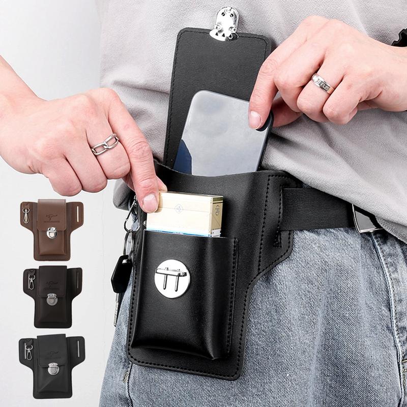 Túi Đeo Thắt Lưng Nam, Túi Đựng Thắt Lưng Điện Thoại, Ví Thắt Lưng Cổ Điển Ví Đeo Hông, Chỉ Có Túi