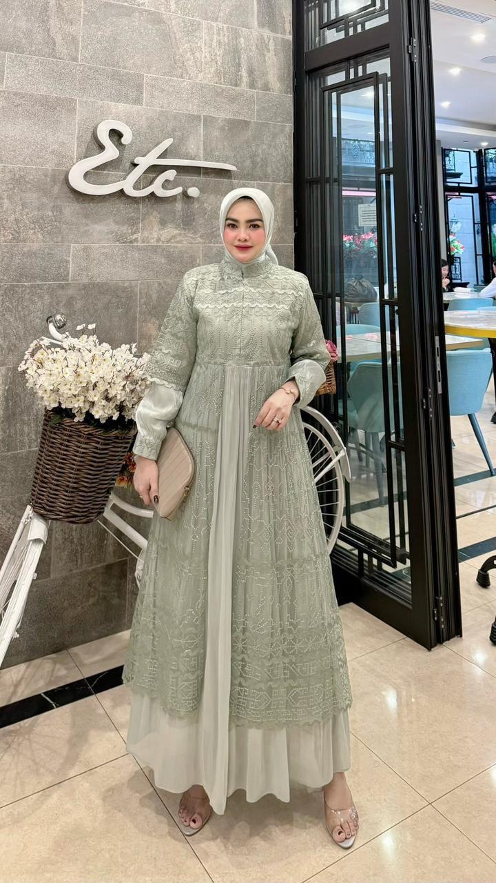 Product Introduction of gamis lebaran ziva dress terbaru original 4